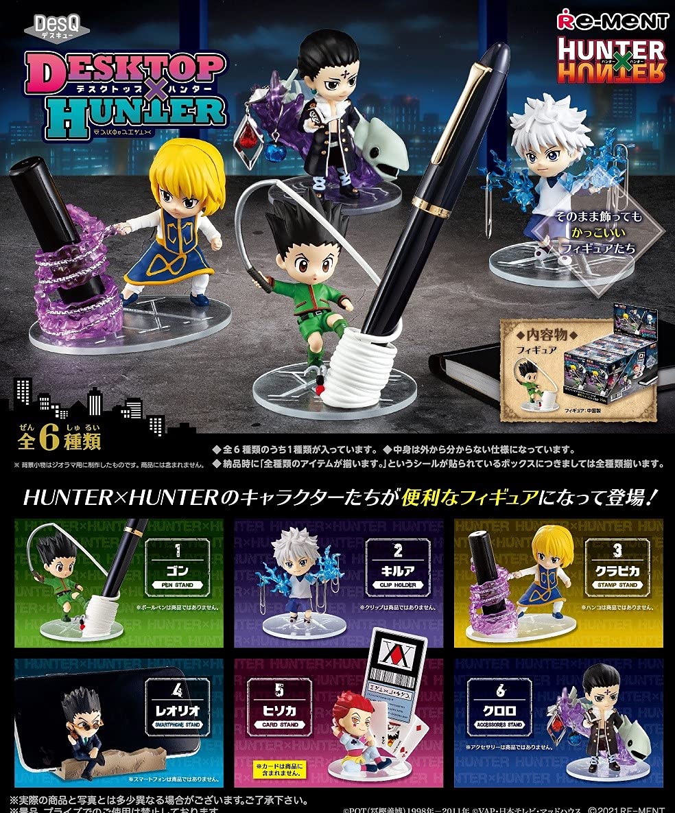 RE-MENT Desq Desktop X Hunter 6 Pcs Box