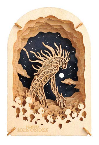 ENSKY Paper Theater Pt-Wl03 Wood Style Studio Ghibli Princess Mononoke Night Walker