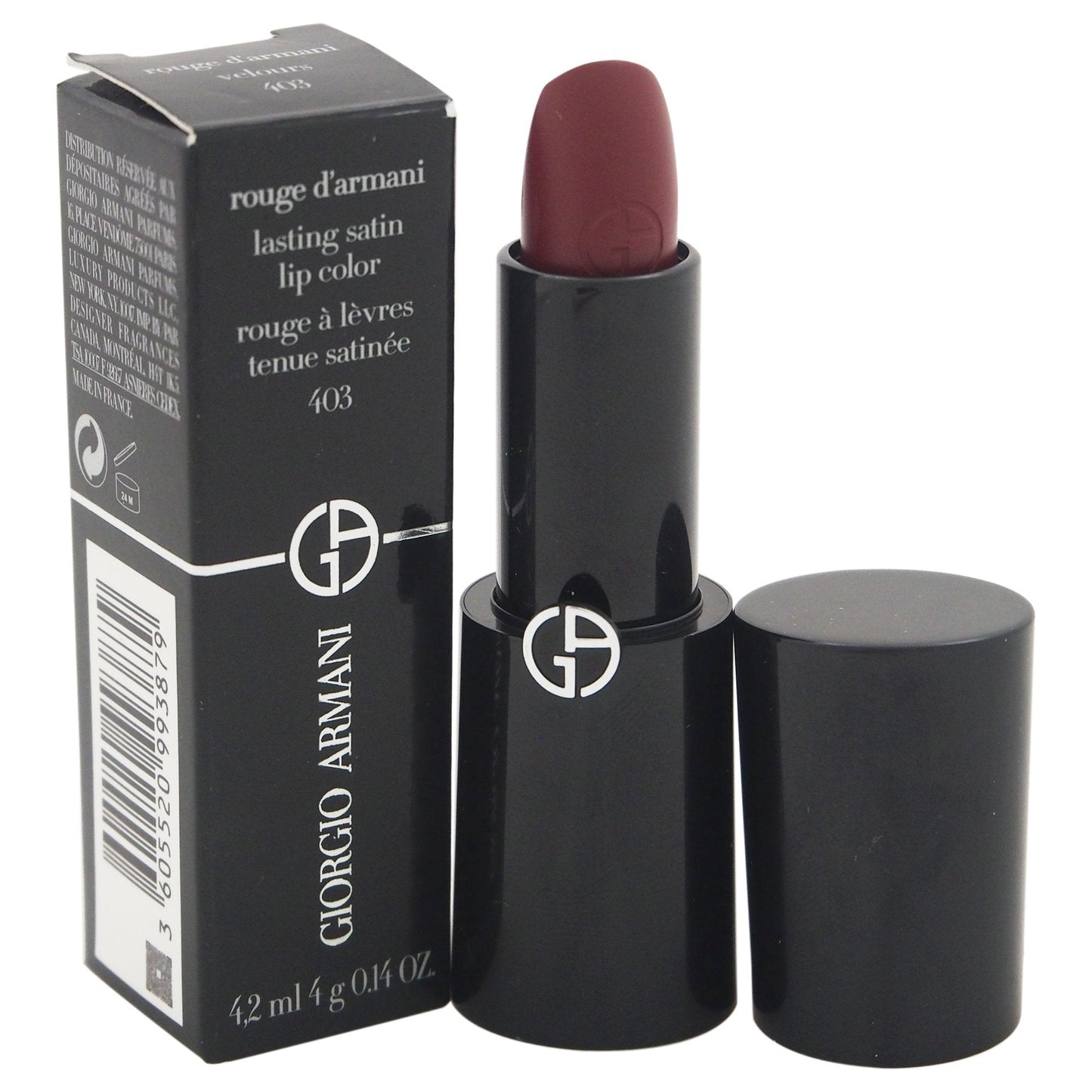 Giorgio Armani Rouge D'armani Lipstick for Women, No. 403 Velours, 0.14 Ounce