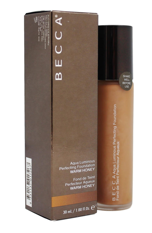 BECCA Aqua Luminous Perfecting Foundation- Warm Honey, 1 Ounce