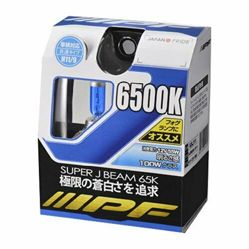 Ipf Super J Beam 65k Fog Lamp Halogen H11 H9 Valve 6500k 65j11