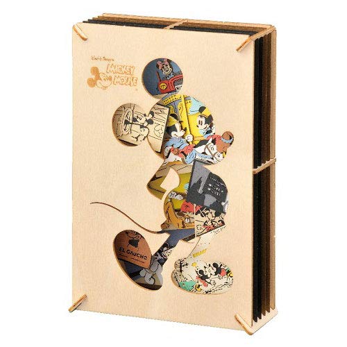 ENSKY Paper Theater Pt-Wl10 Wood Style Disney Mickey Mouse